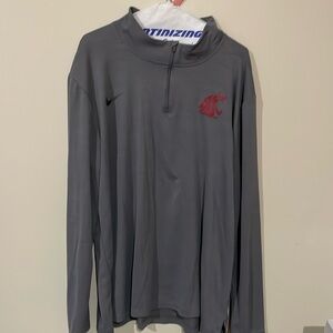 WSU Cougar Nike half zip